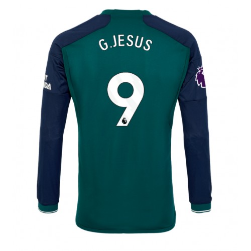 Pánský Fotbalový dres Arsenal Gabriel Jesus #9 2023-24 Třetí Dlouhý Rukáv